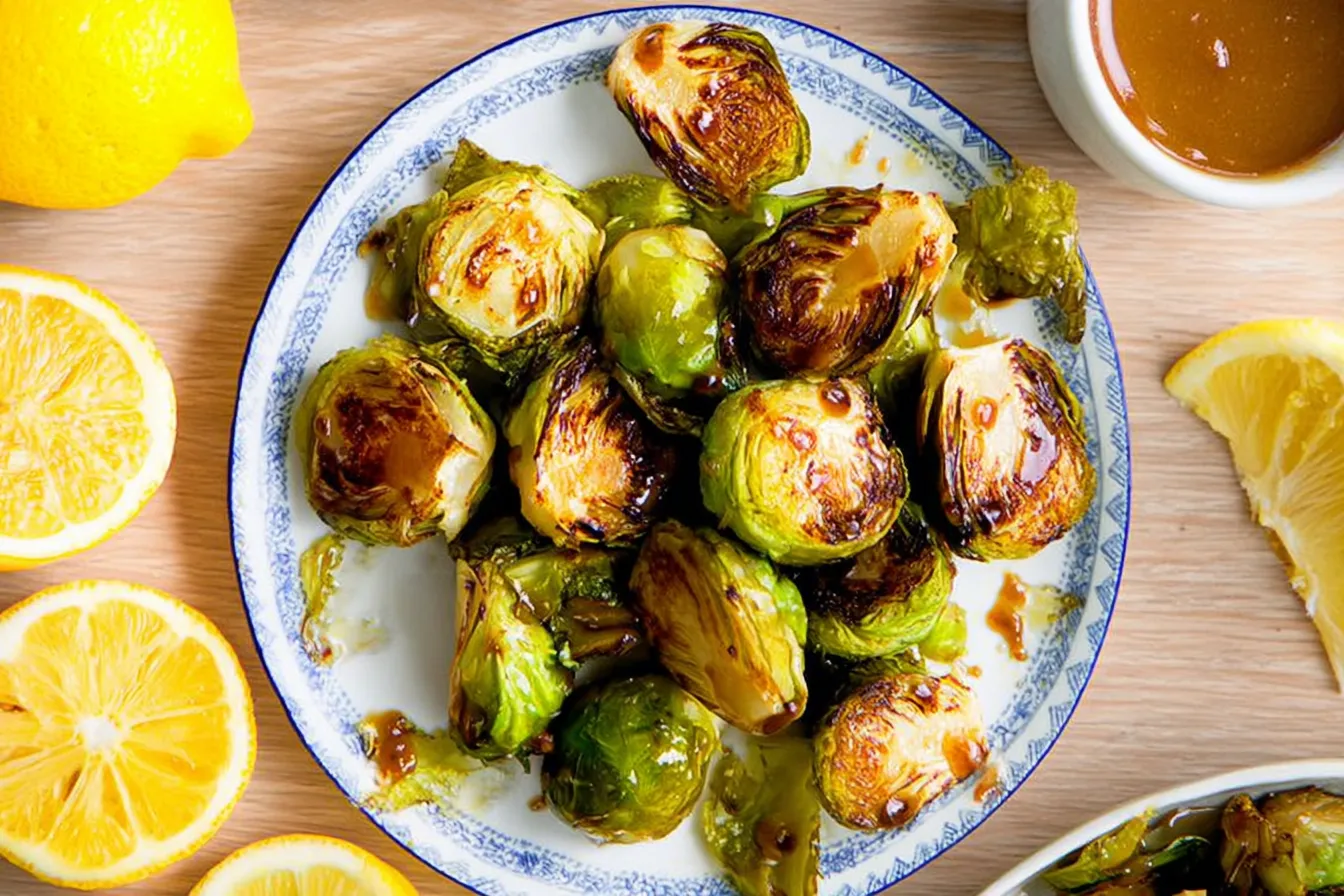 Citrus Roasted Brussels Sprouts