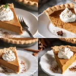 Classic Pumpkin Pie Slice Ready to Serve