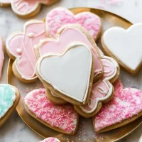 Classic Sugar Cookie Cut-Outs with Royal Icing on Display