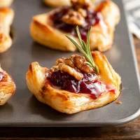 Cranberry Brie Puff Pastry Bites Ready to Serve