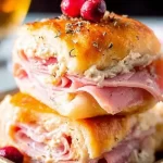 Tasty Cranberry Ham Roll Ups with Dijon Spread