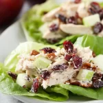 Cranberry Pecan Chicken Salad Wraps - Fresh and Flavorful