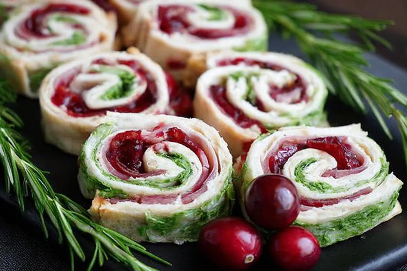 Cranberry Turkey Puff Pastry Pinwheels Freshly Baked