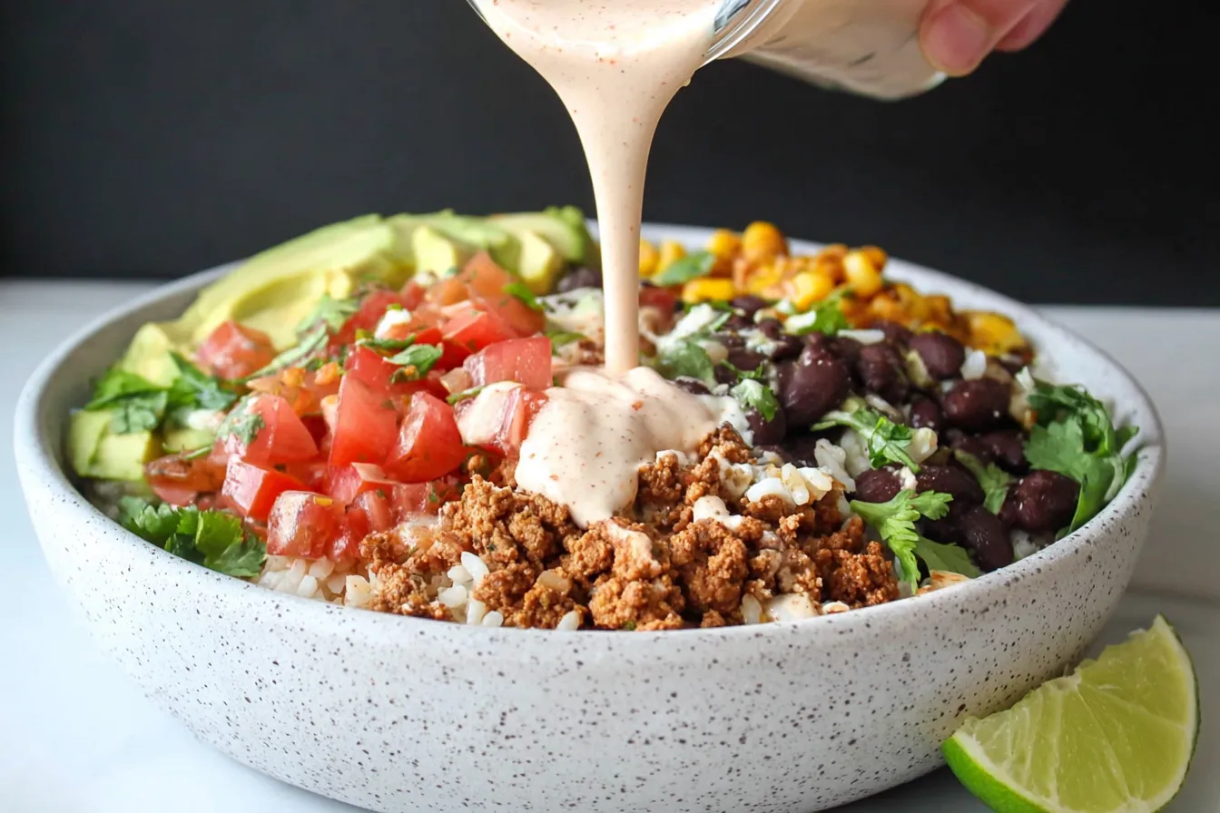 Easy Taco Rice Bowl