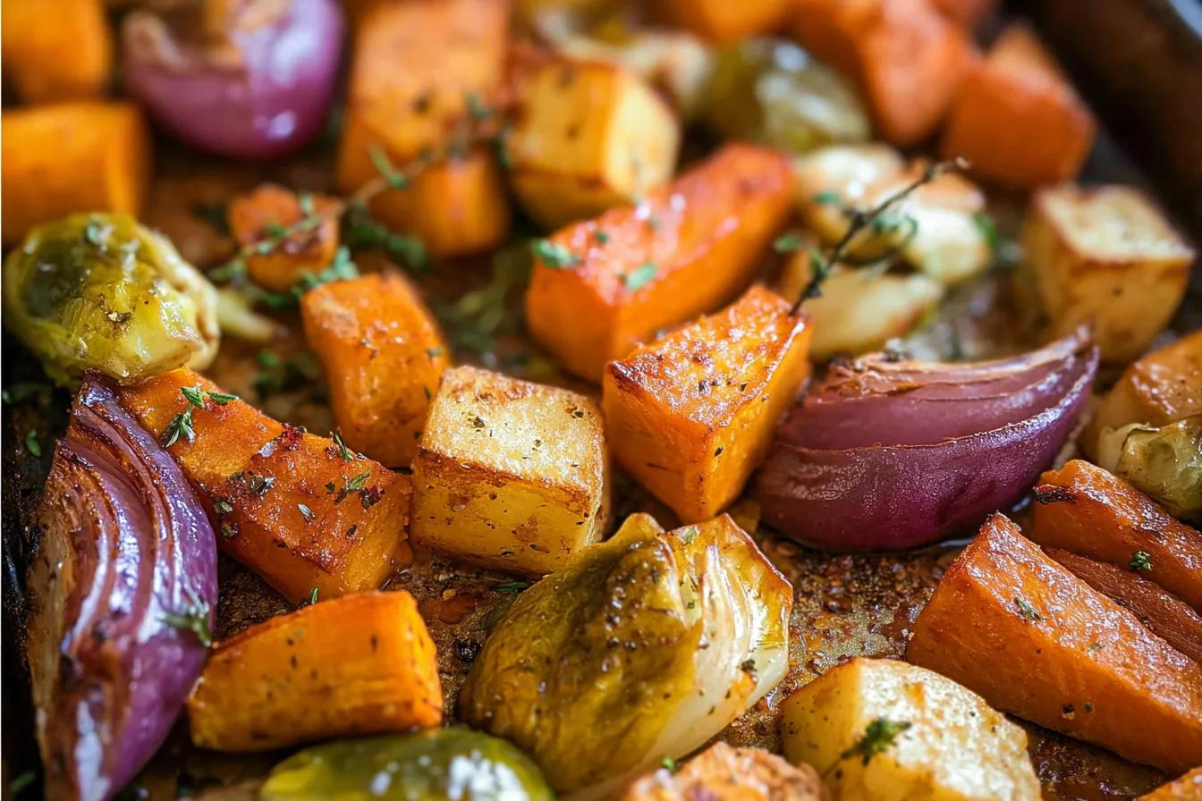 Fall Harvest Roasted Vegetables Bowl