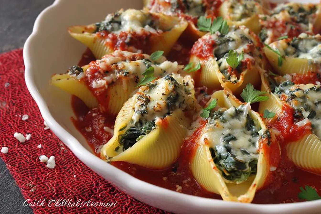Festive Christmas Stuffed Pasta