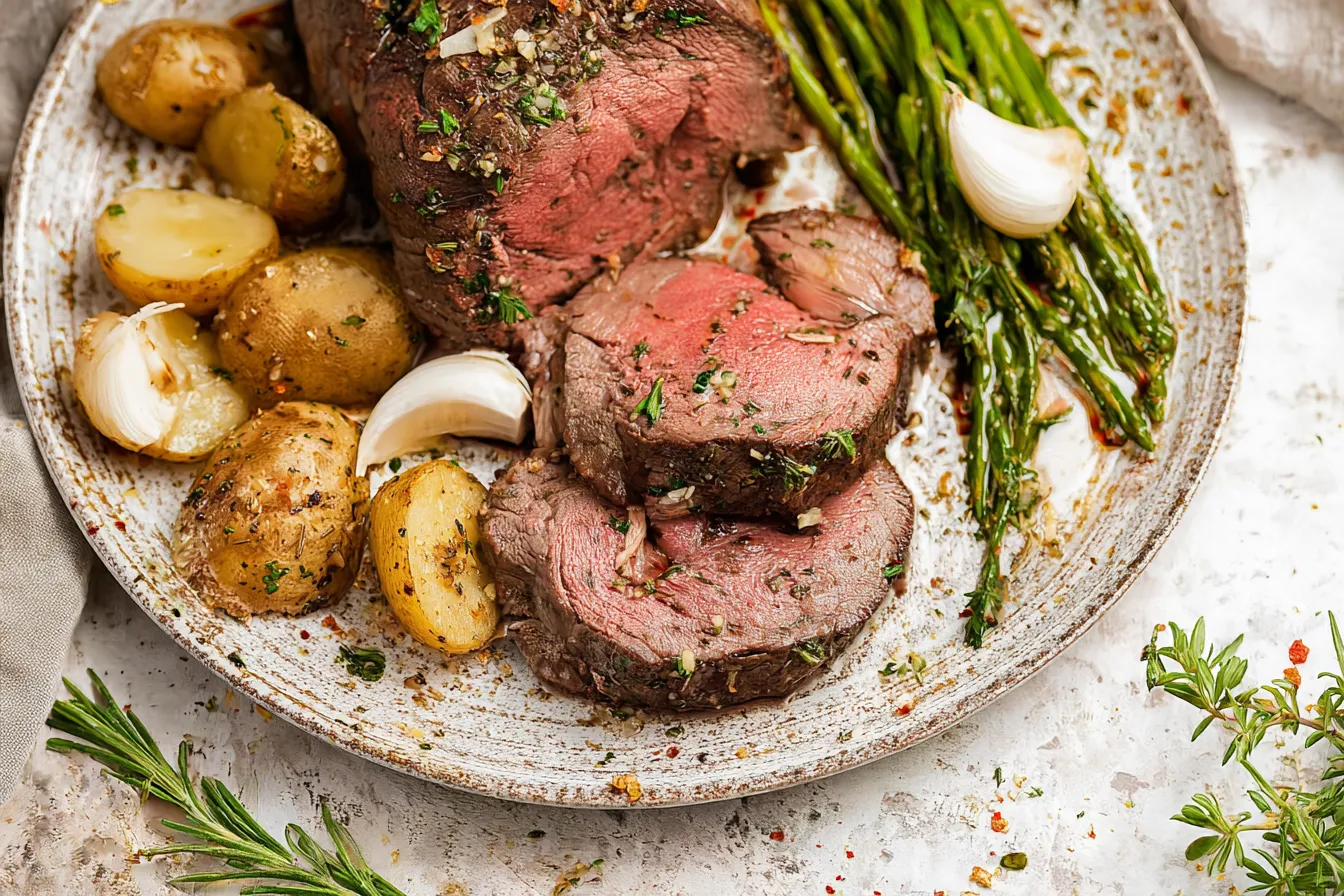 Garlic Herb Beef Tenderloin