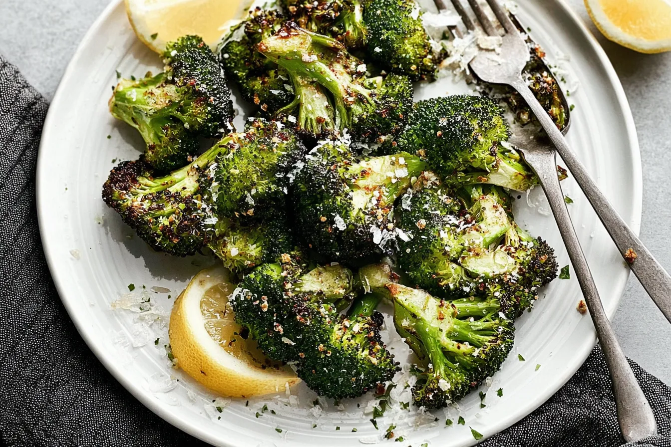 Garlic Herb Roasted Broccoli