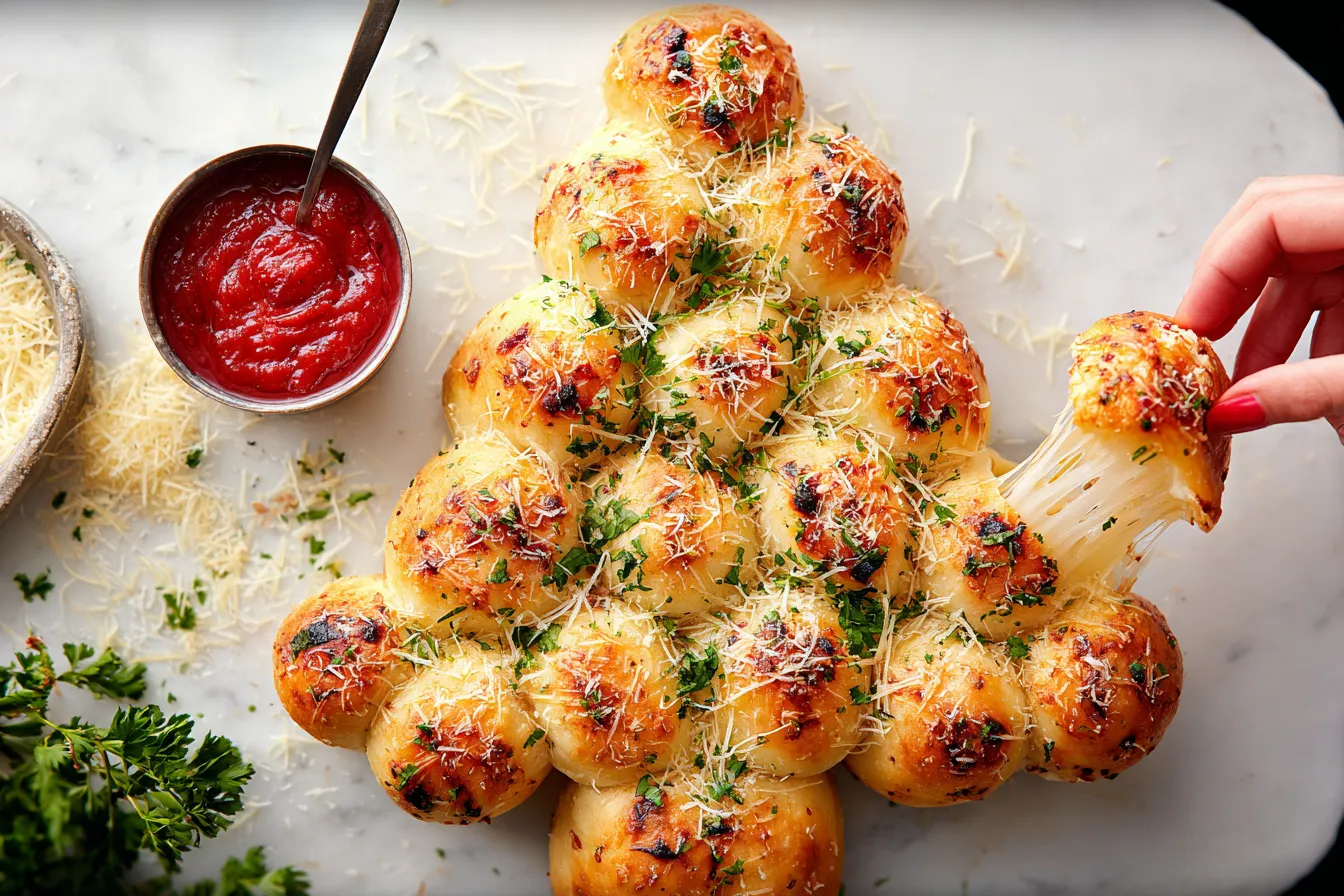 Garlic Knot Christmas Tree Bread – A Delicious Holiday Centerpiece