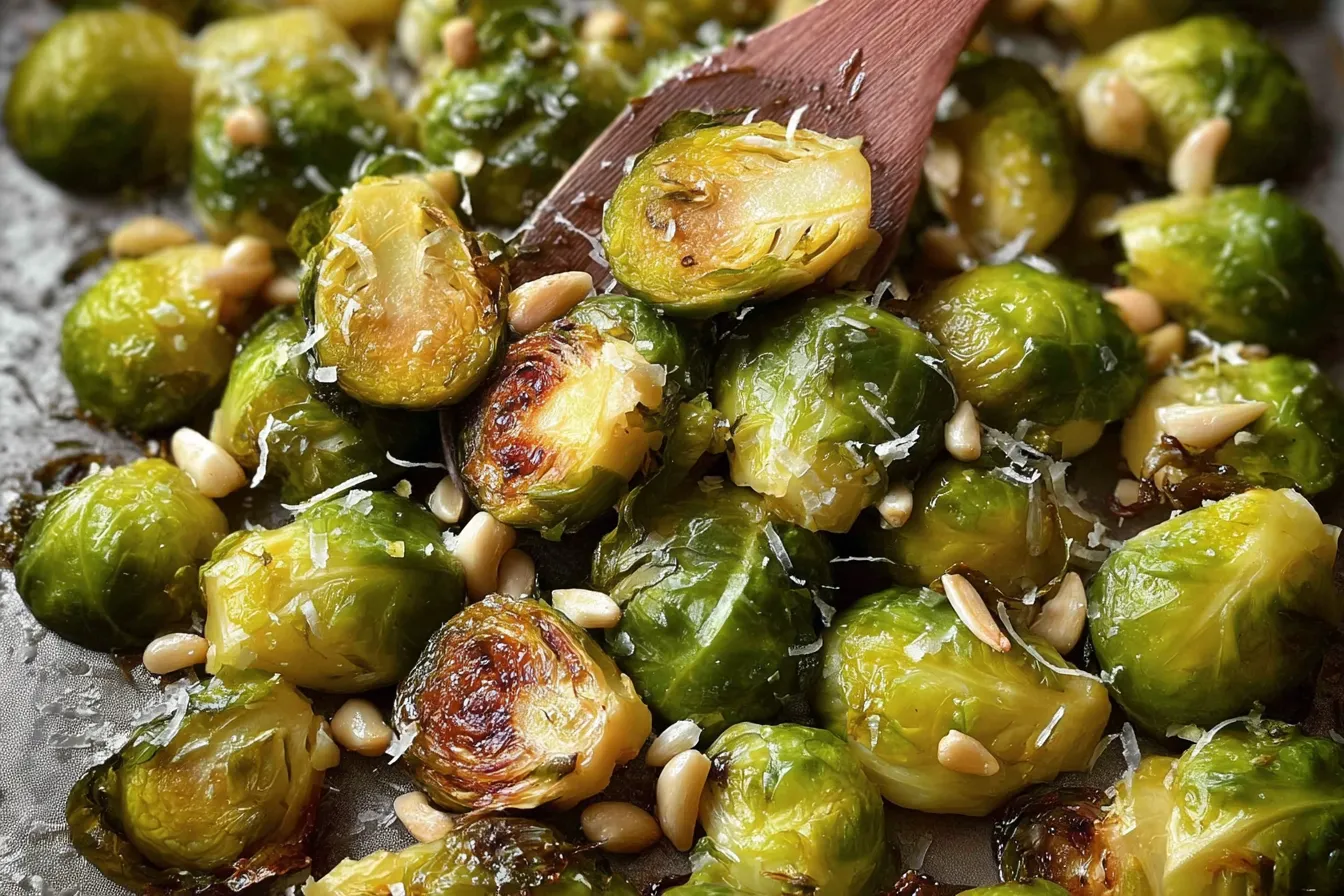 Garlic Roasted Brussels Sprouts