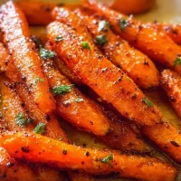 Garlic Roasted Carrots - Colorful and Delicious