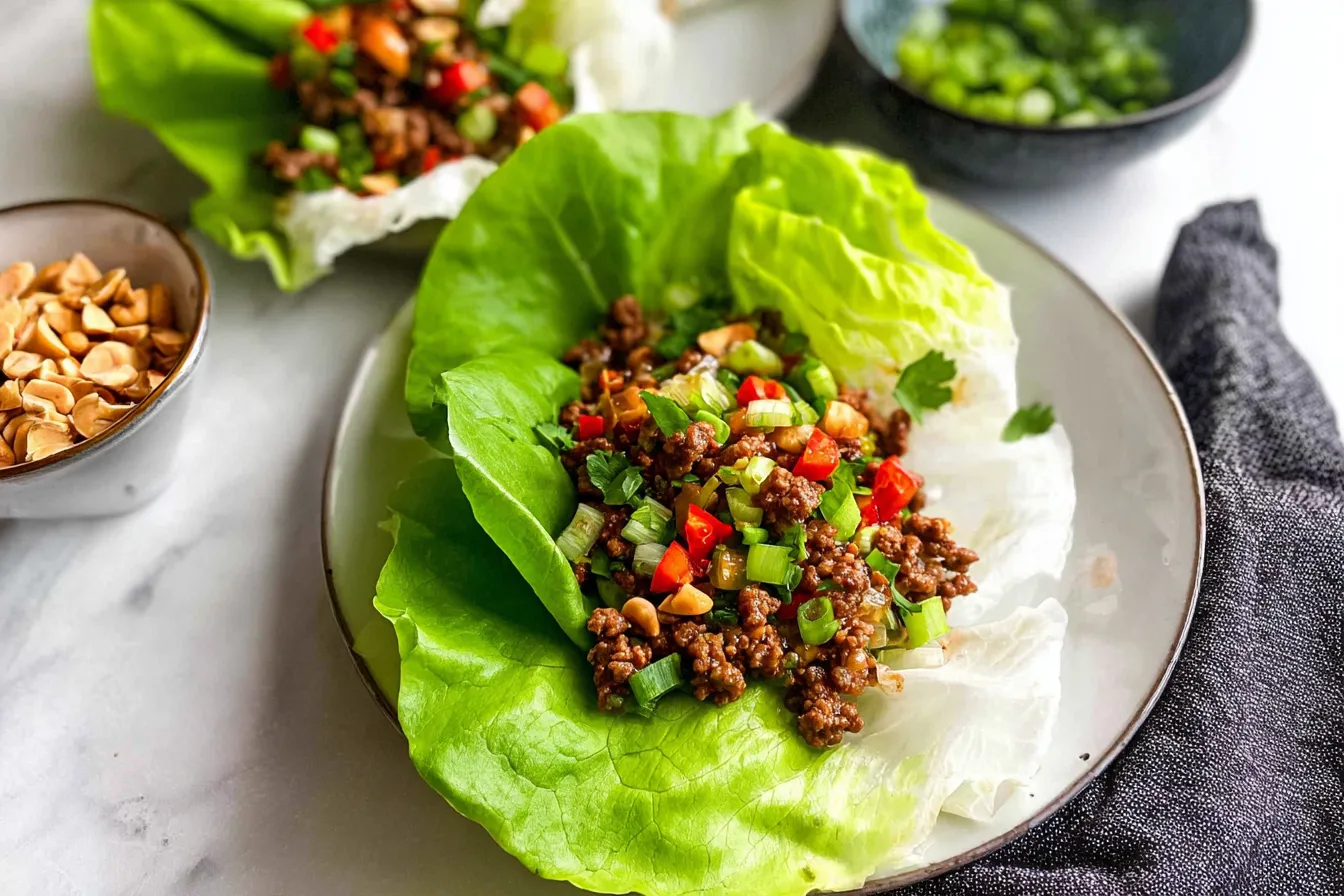 Ground Beef Lettuce Wrap Bowls Full of Flavor