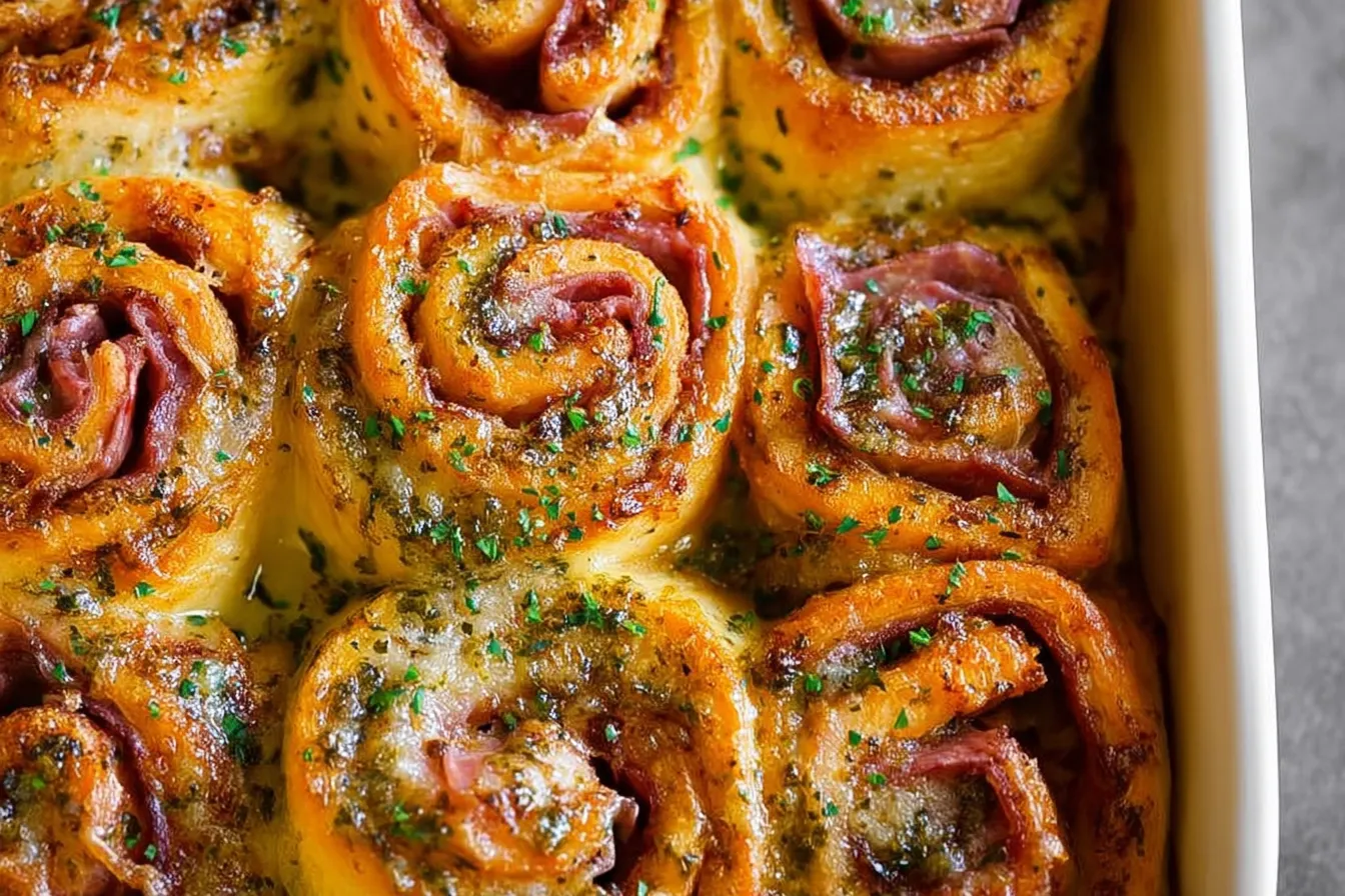 Ham and Cheese Party Pinwheels