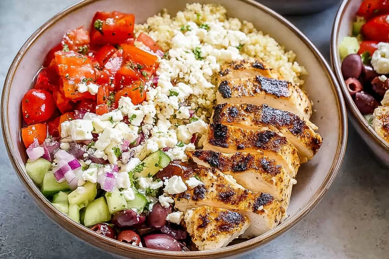 High-Protein Mediterranean Chicken Meal Prep
