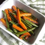 Honey Glazed Carrots & Green Beans - Colorful Side Dish
