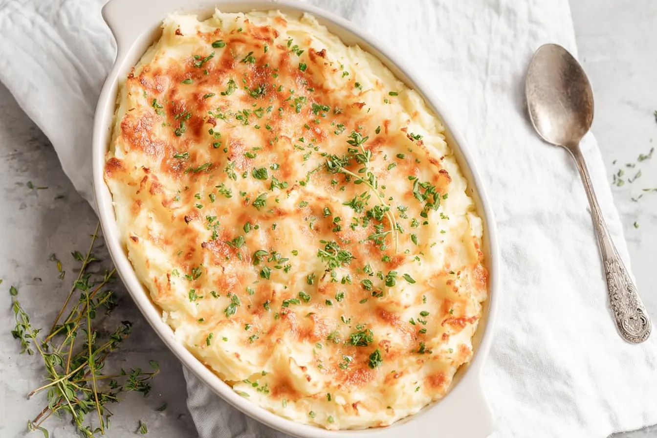 Horseradish Mashed Potatoes with Thyme