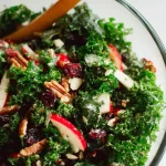 Kale & Cranberry Autumn Salad - Seasonal Delight