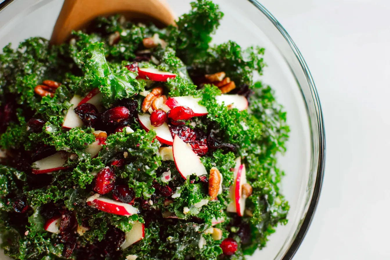 Kale & Cranberry Autumn Salad