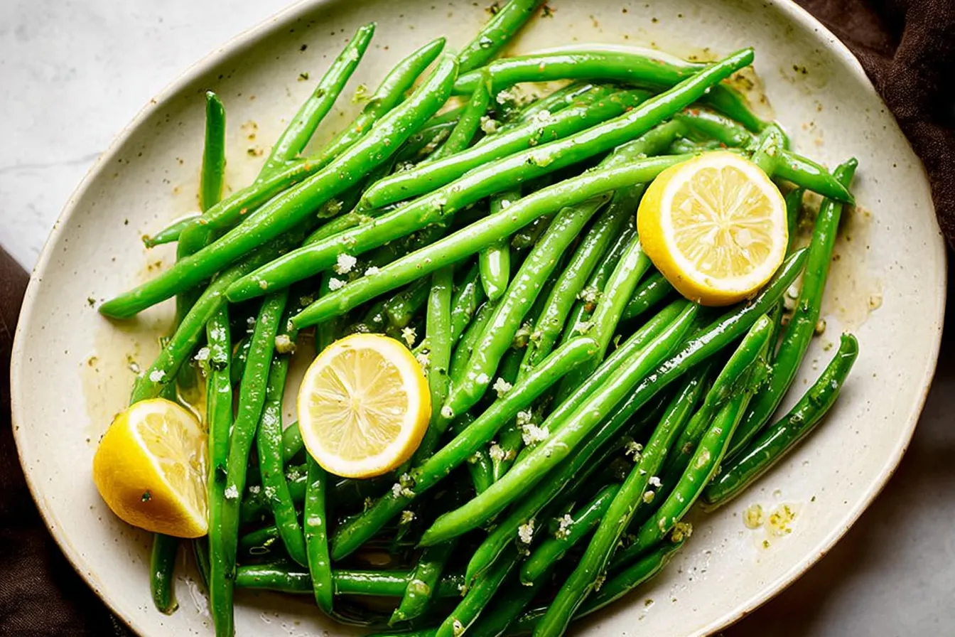 Lemon Butter Green Beans