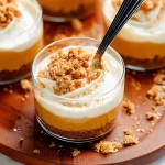 Maple Pumpkin Cheesecake Cups with Whipped Cream Topping