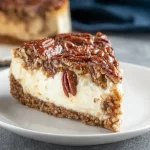 Pecan Pie Cheesecake Ready to Serve
