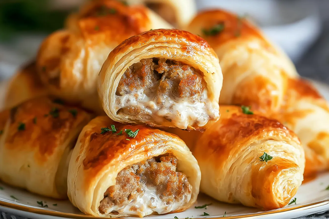 Sausage Stuffed Crescent Rolls