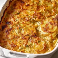 Delicious Scalloped Potatoes Fresh from the Oven