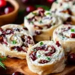 Sweet and Savory Cranberry Roll Ups Ready to Enjoy