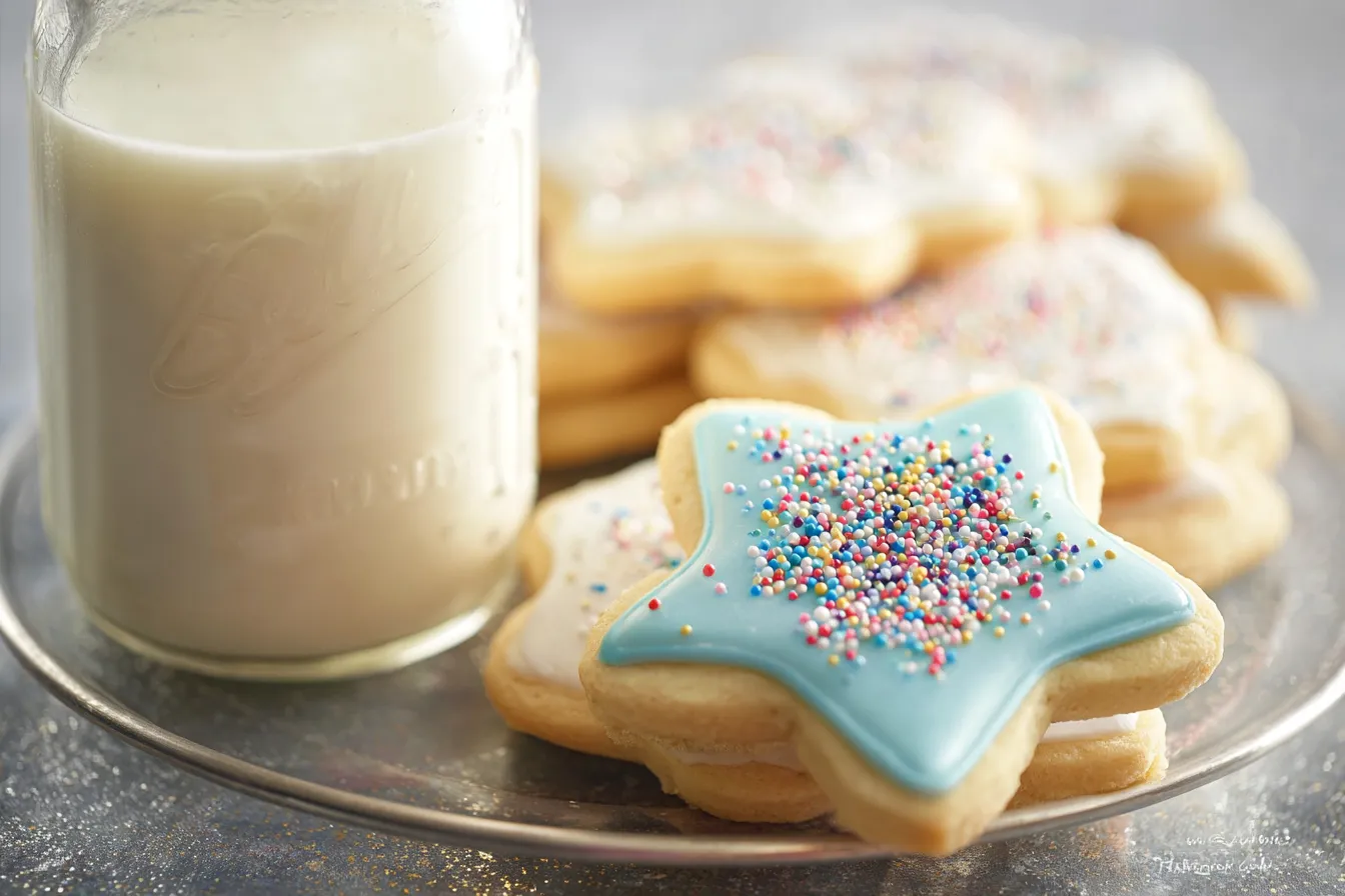 Delicious Vanilla Bean Sugar Cookies Freshly Baked