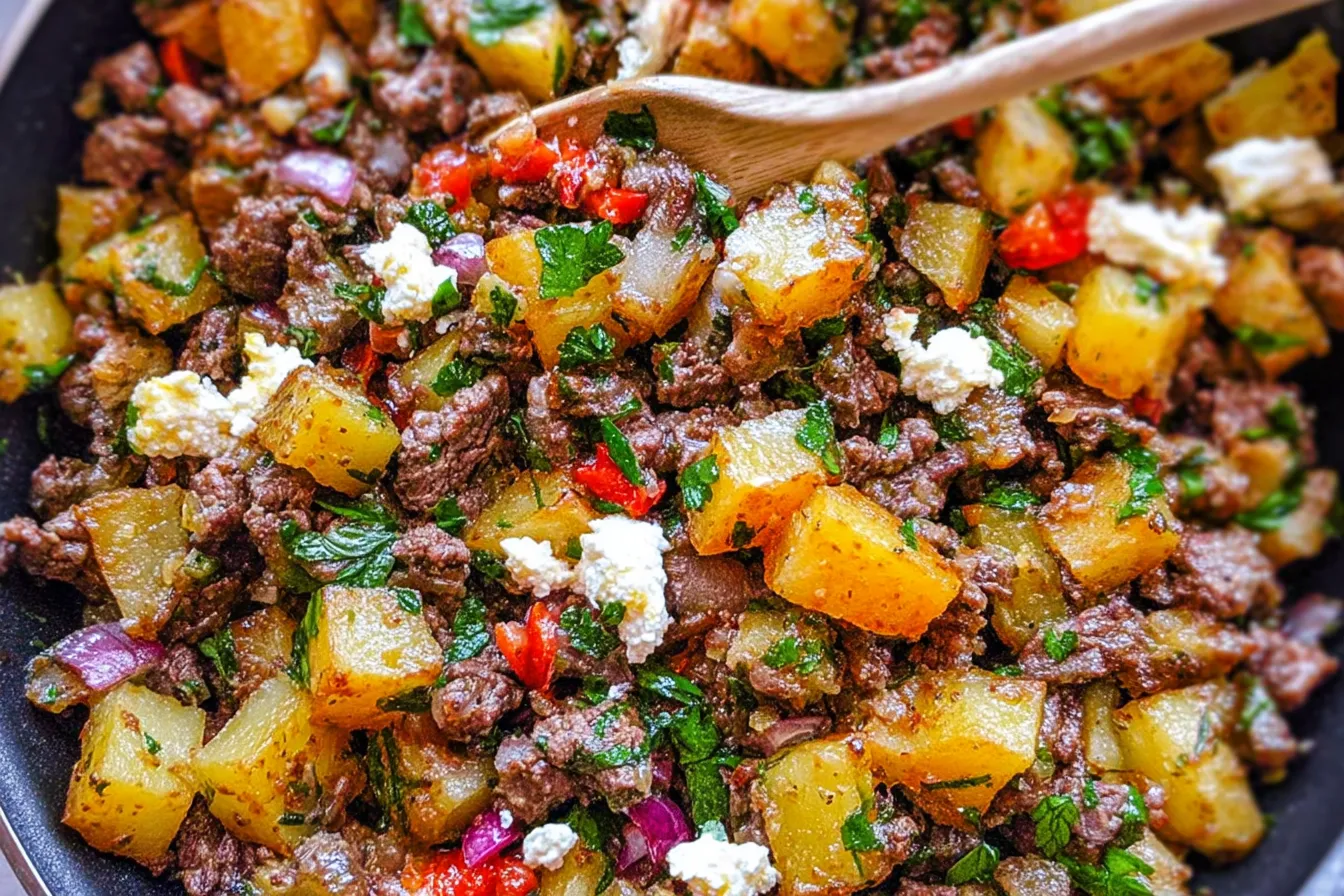 Beef and Potato Hash Dinner – Easy stovetop meal