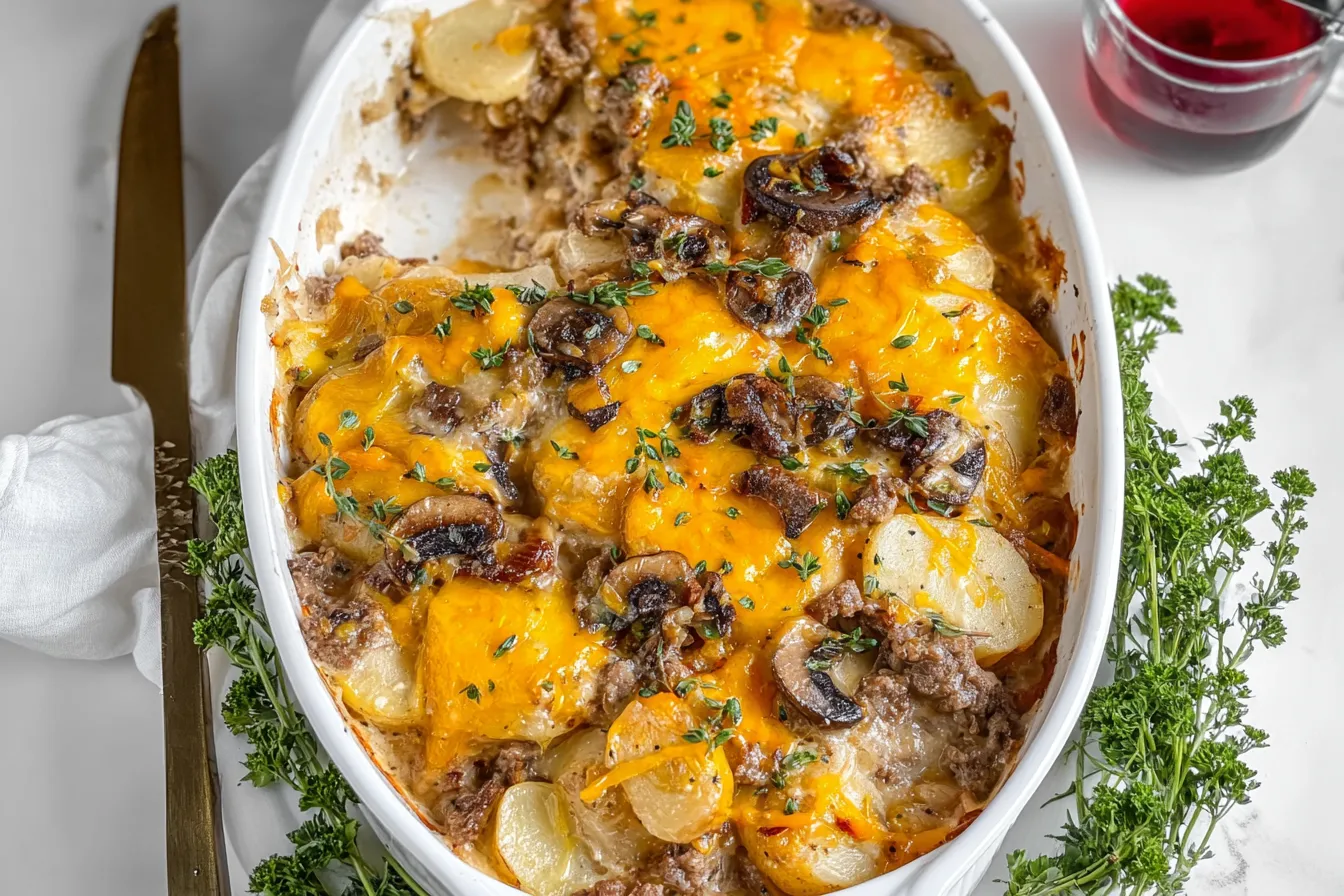 Beef Potato Onion Casserole – Classic comfort dish