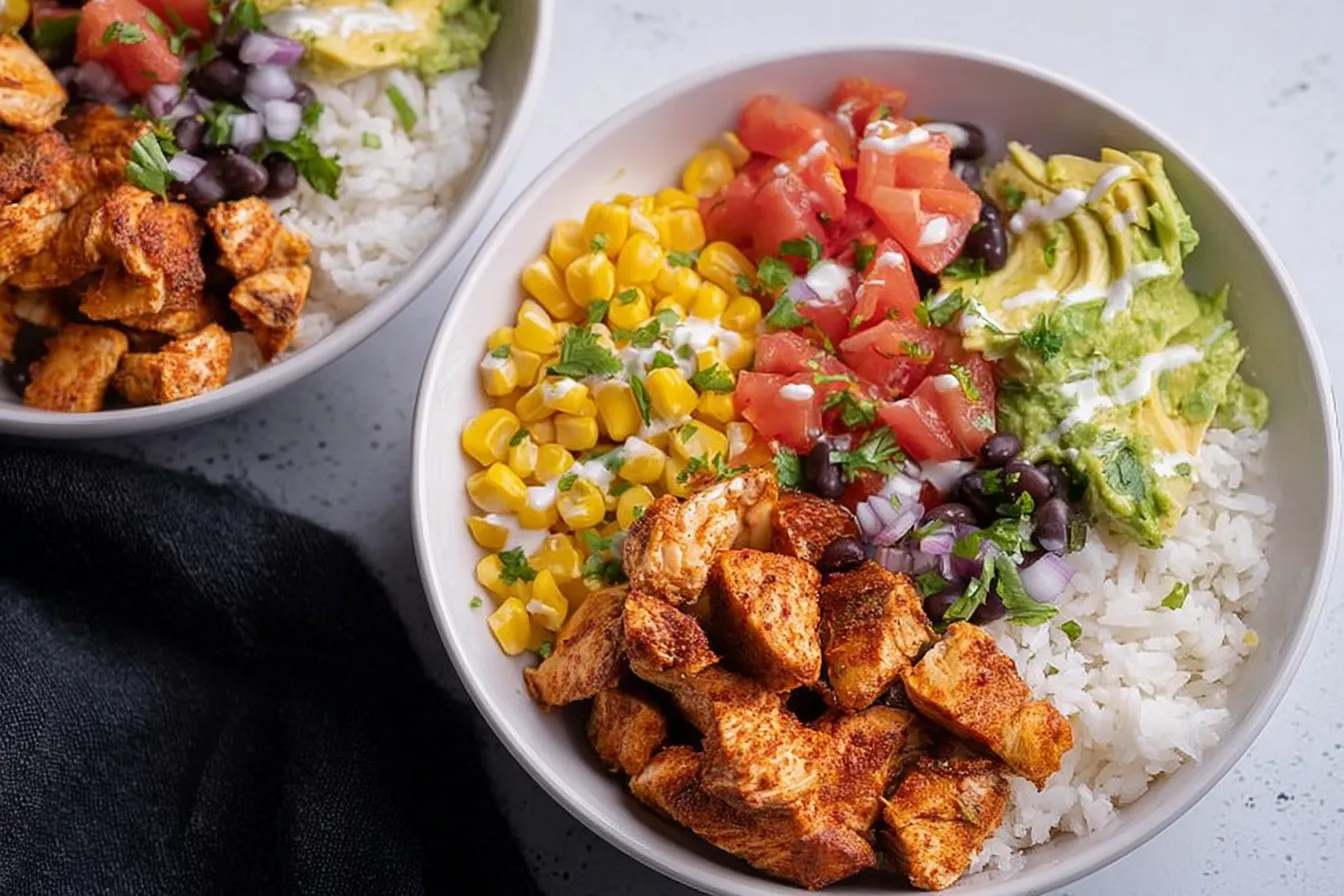 Chicken Taco Rice Bowls – Delicious and Filling Meal