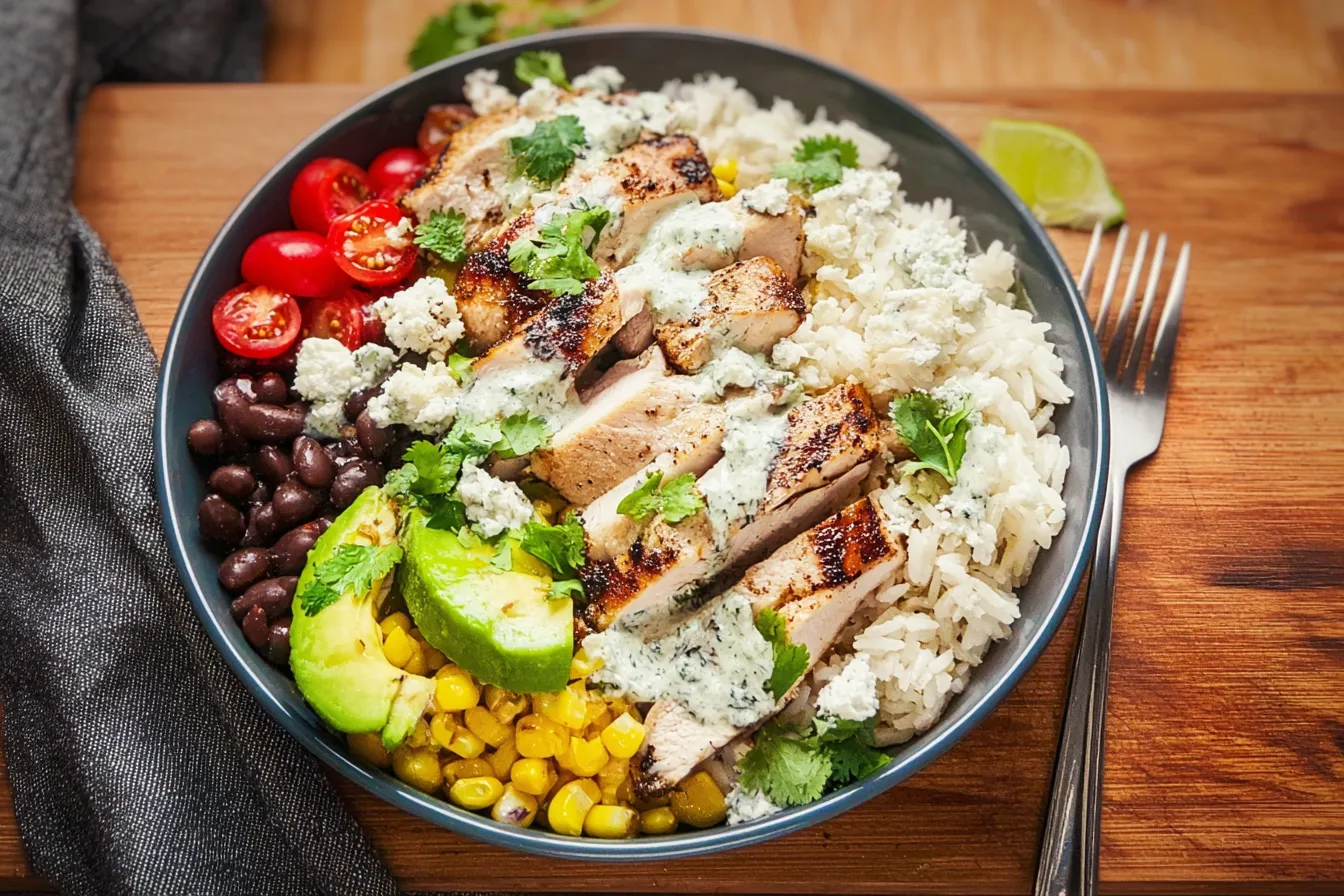 Cilantro Lime Chicken Rice Bowls – Vibrant and Delicious