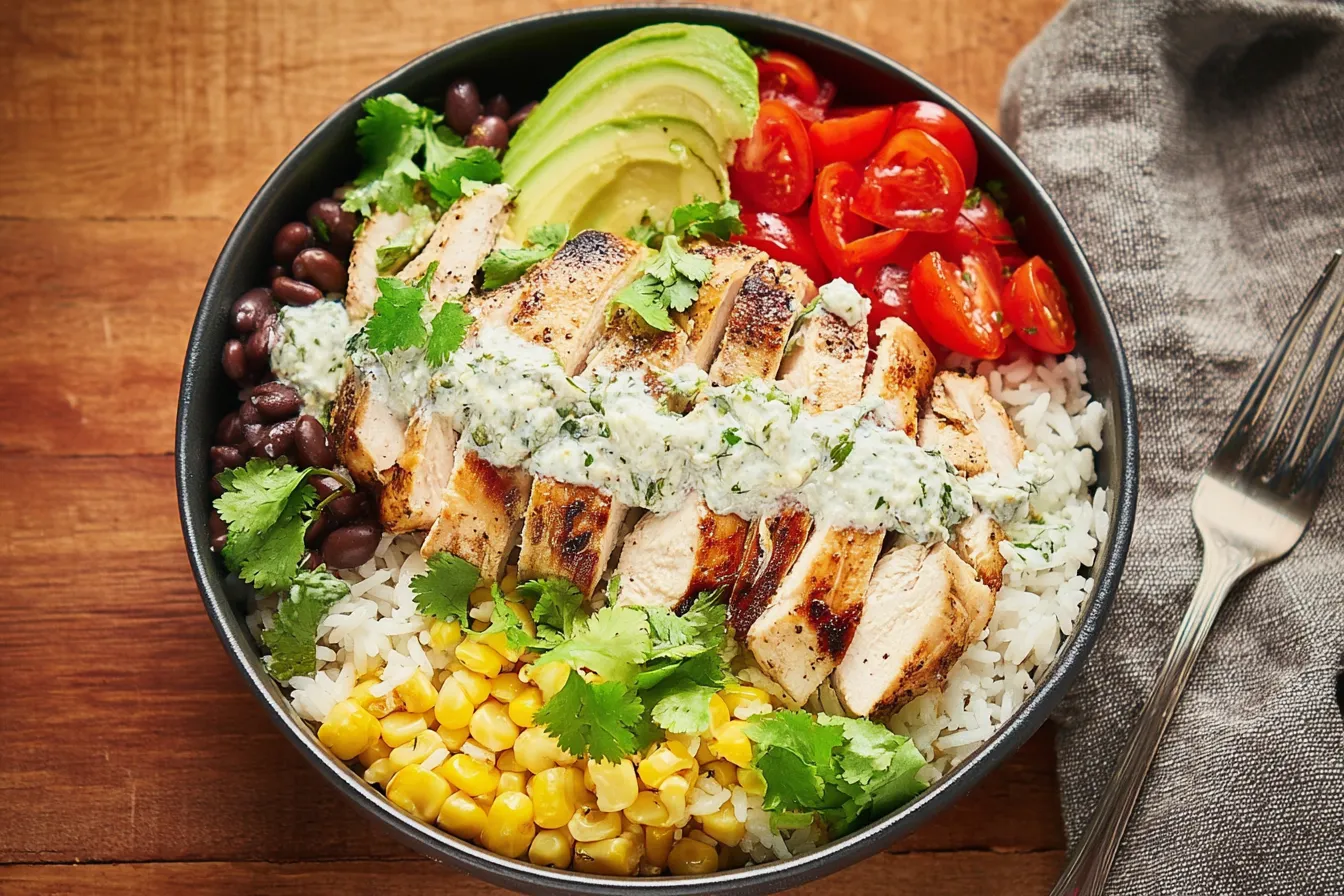 Cilantro Lime Chicken Rice Bowls – Fresh and flavorful