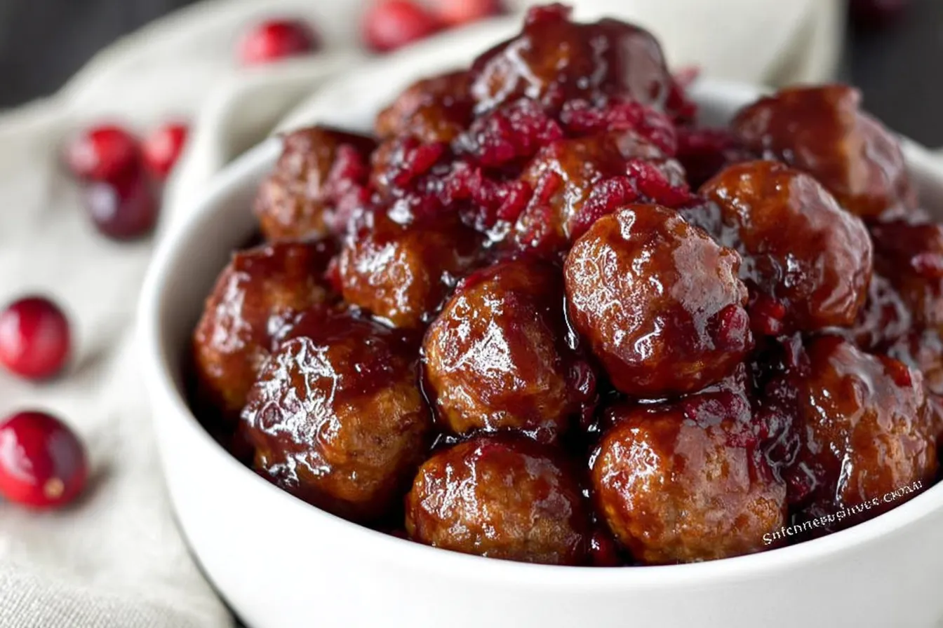 Cranberry Jalapeño Meatballs – Sweet heat in every bite.