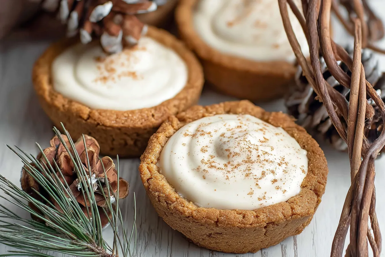 Eggnog Cheesecake Cookies – Soft cookies filled with cheesecake flavor.