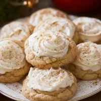 Eggnog Crinkle Cookies – Festive Soft Bites Covered in Sugar
