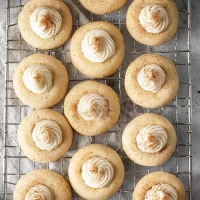 Eggnog Snickerdoodle Thumbprint Cookies Freshly Baked