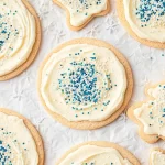 Frosted Eggnog Cut-Out Cookies – Fun festive shapes