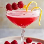Frosted Lemon Berry Martini in a Festive Setting