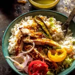 Green Chile Chicken Rice Bowl