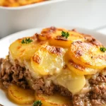 Delicious Ground Beef and Scalloped Potatoes Comfort Dish