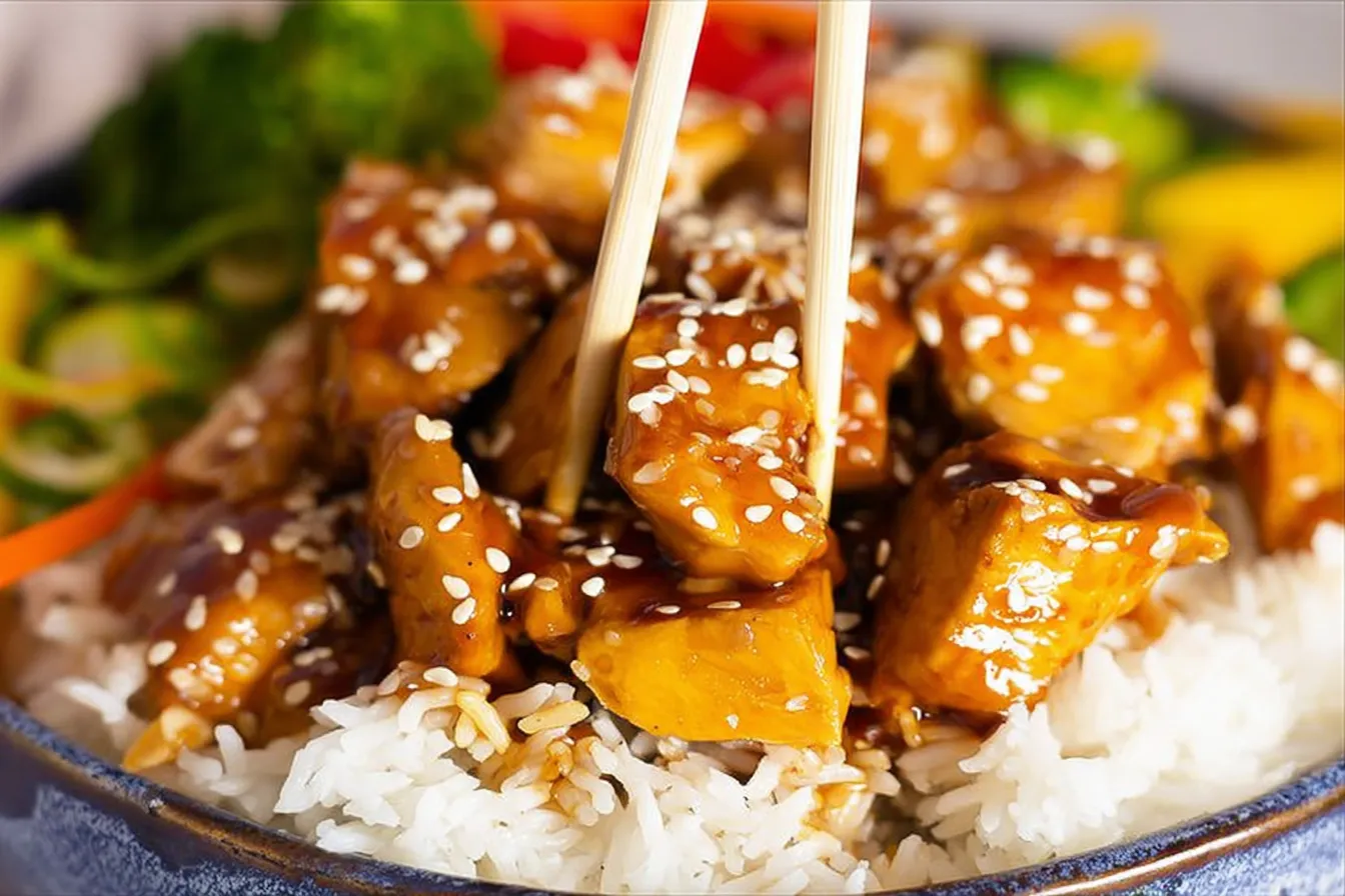 Healthy Teriyaki Chicken Bowls – Homemade sauce, low sugar