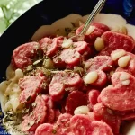 Heart Shaped Pasta Appetizer – Valentine themed savory pasta Plated