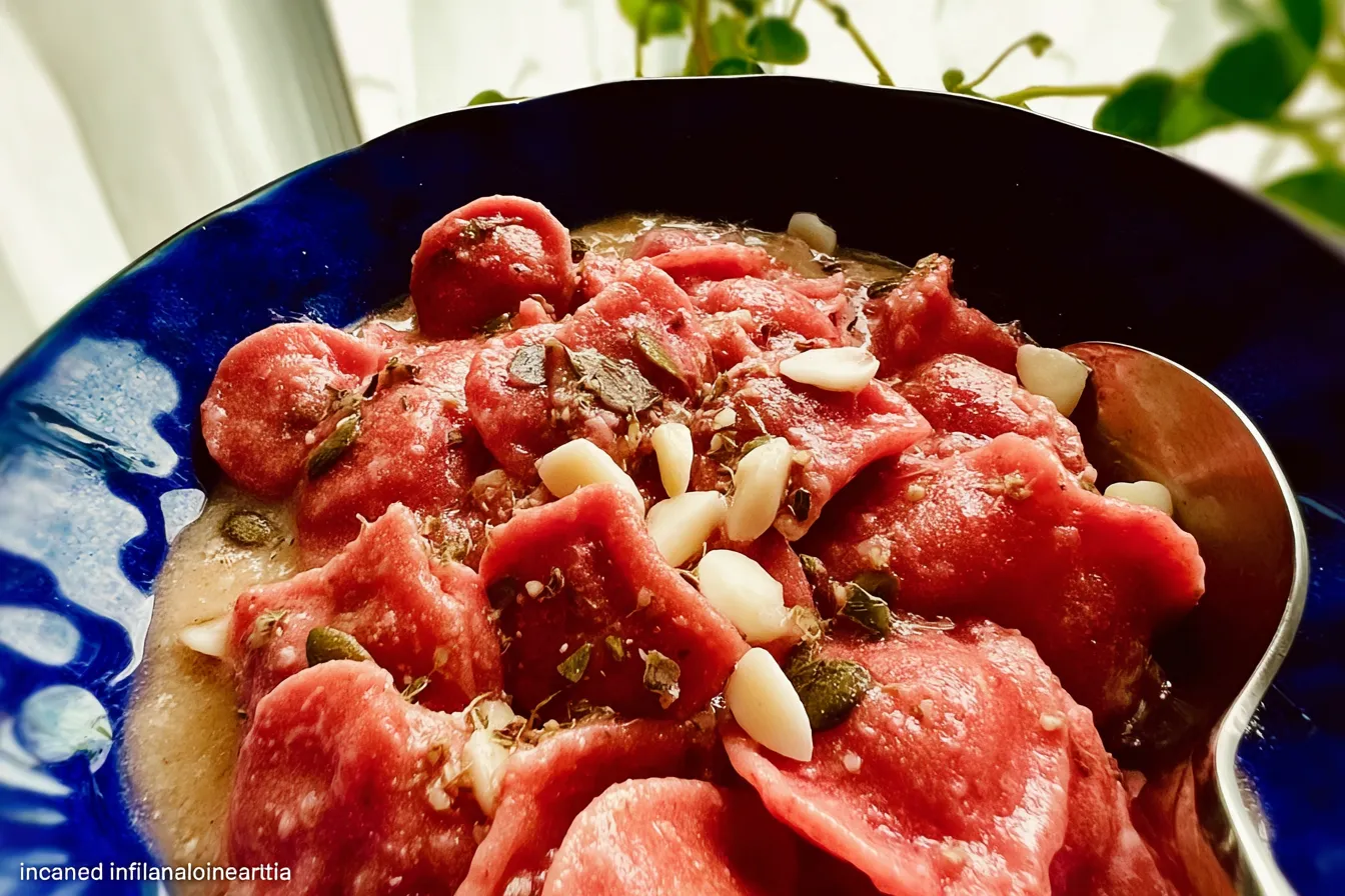 Heart Shaped Pasta Appetizer – Valentine themed savory pasta
