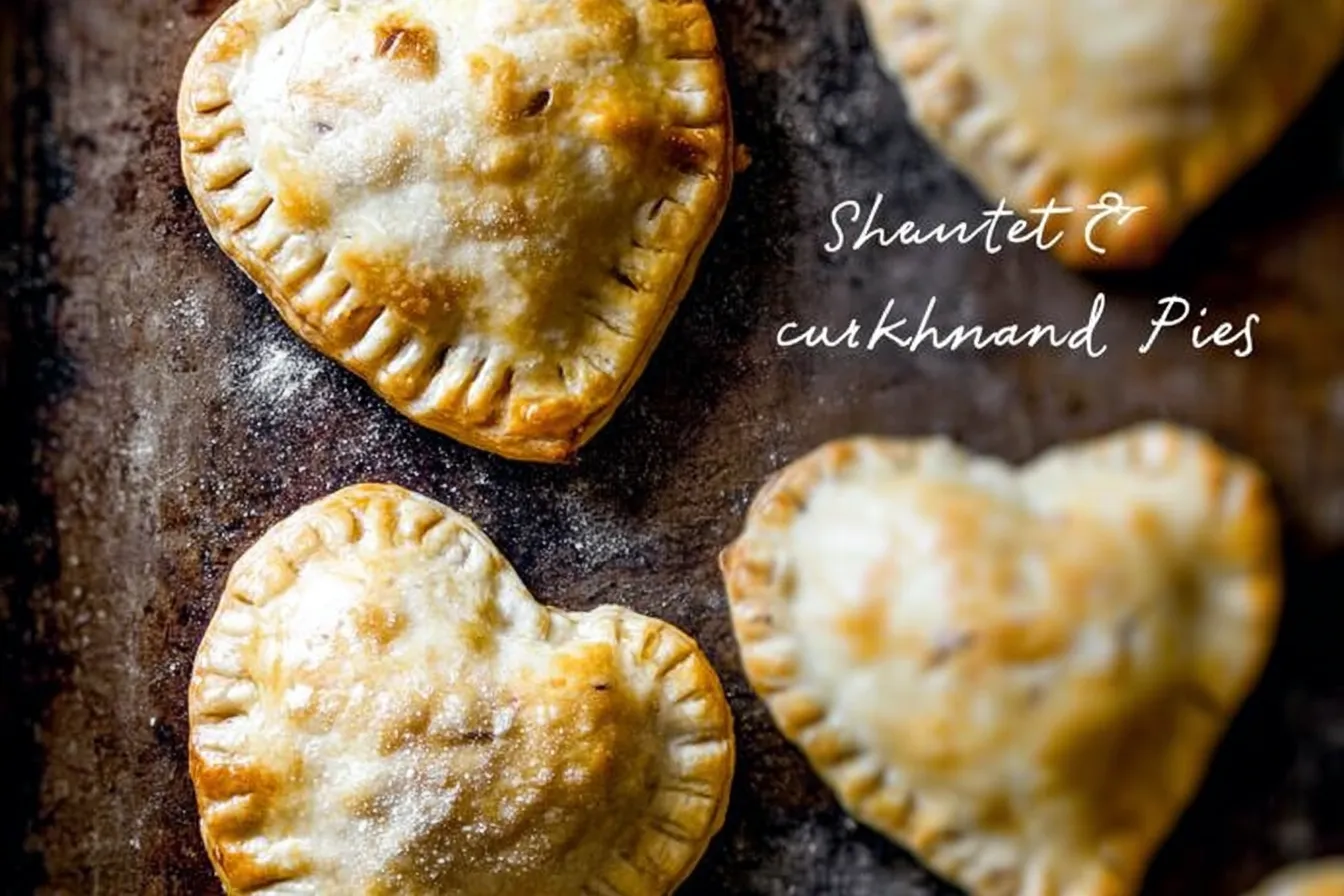 Heart Shaped Savory Hand Pies – Warm and comforting