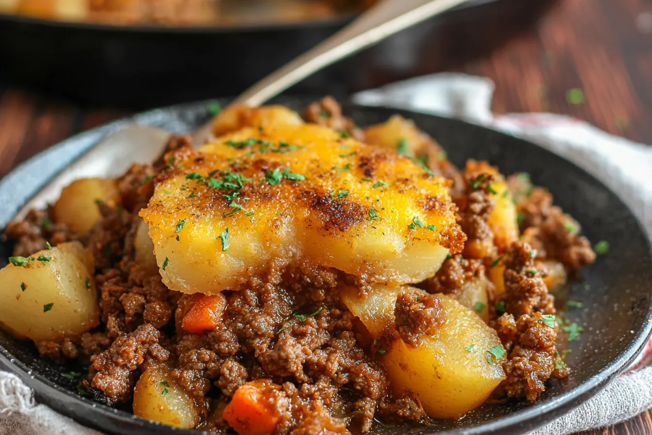 Hobo Casserole with Ground Beef – Classic layered comfort food