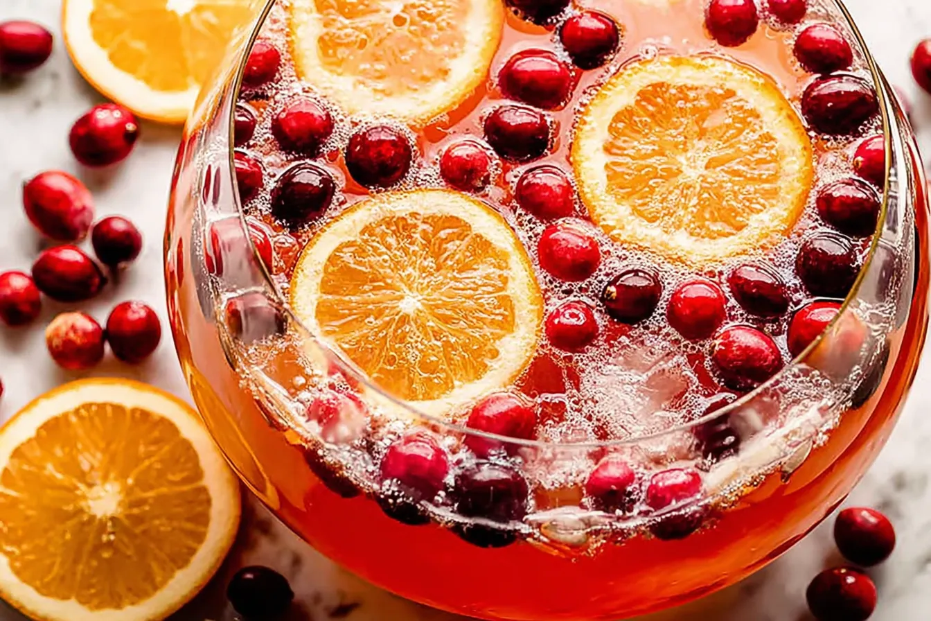 Holiday Berry White Punch Recipe