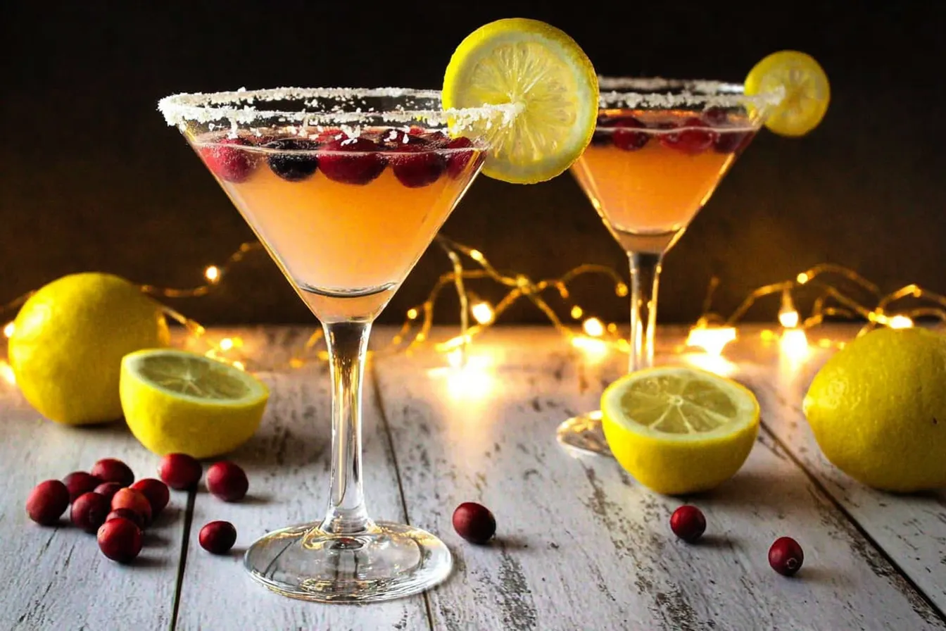 Holiday Lemon Drop Martini – Sweet and Tangy Cocktail
