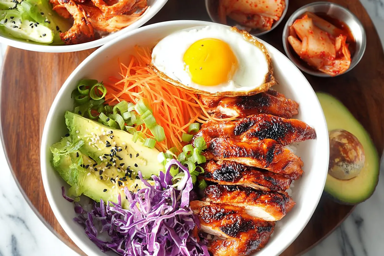 Korean Inspired Chicken Rice Bowl – High Protein Deliciousness